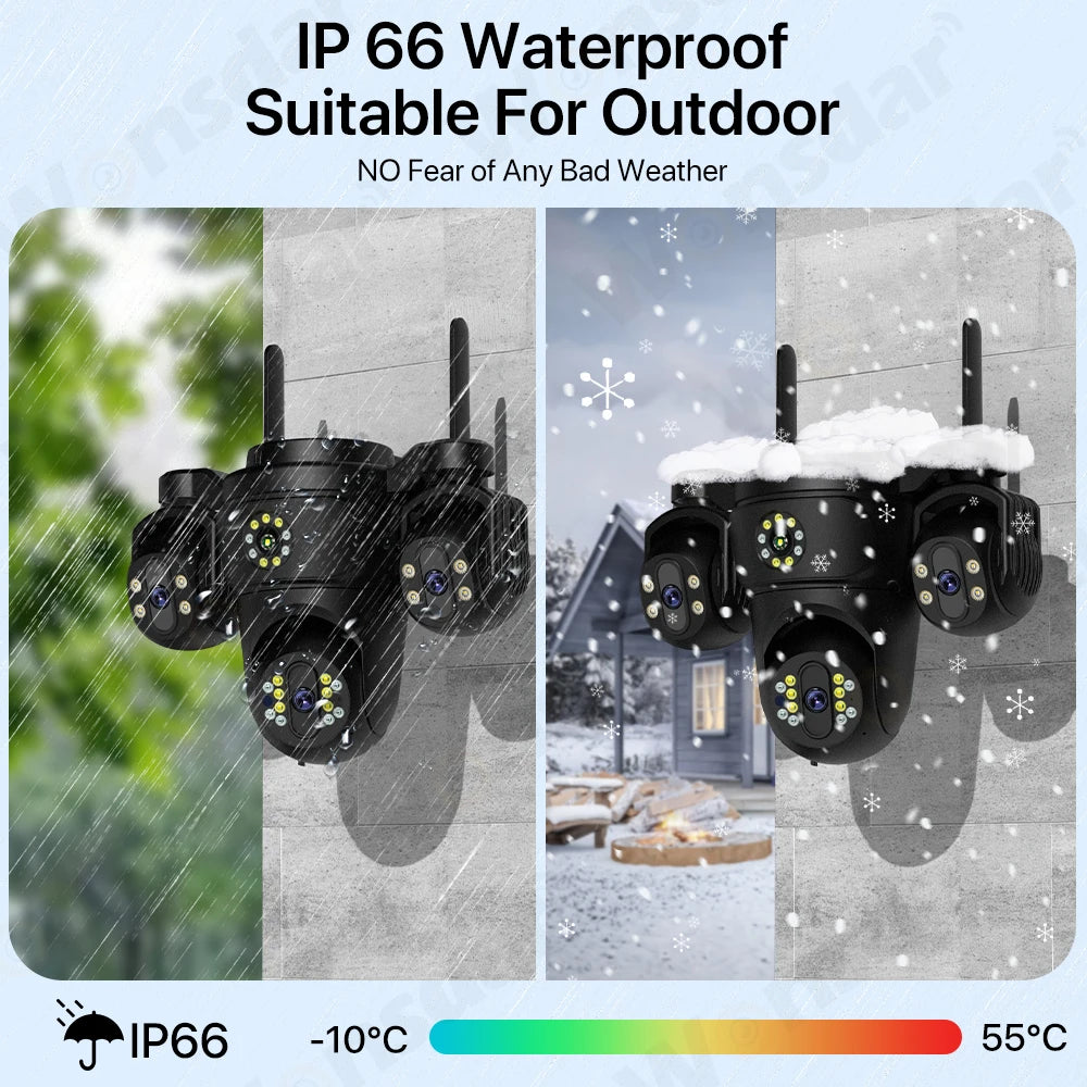 15MP Triple Lens WiFi Camera