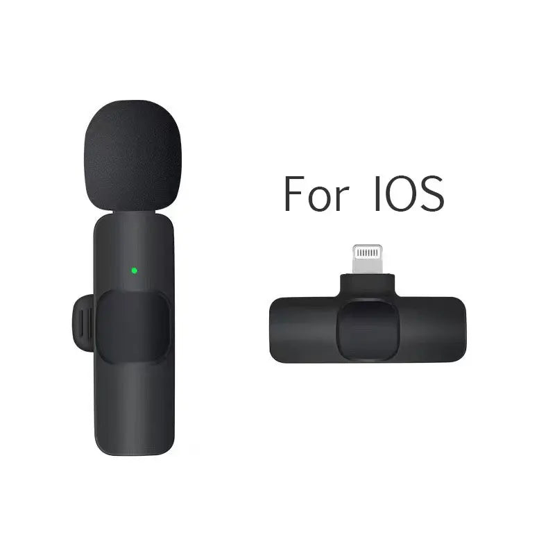 2-in-1 Portable Mini Wireless Lavalier Mic