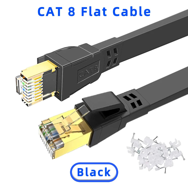 40Gbps Shielded Cat8 Network Cable