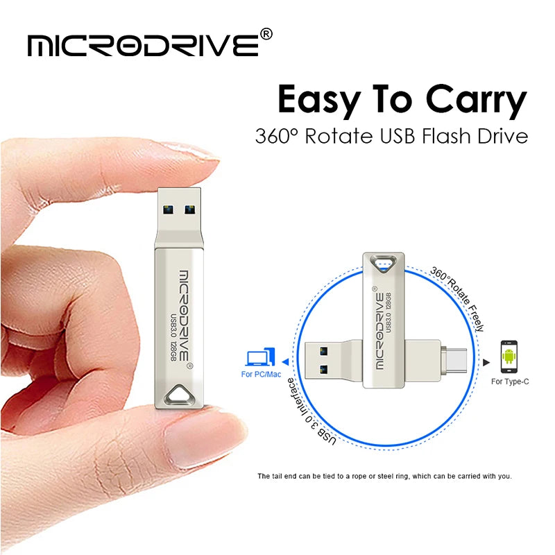 3 in 1 USB Type-C Flash Drive