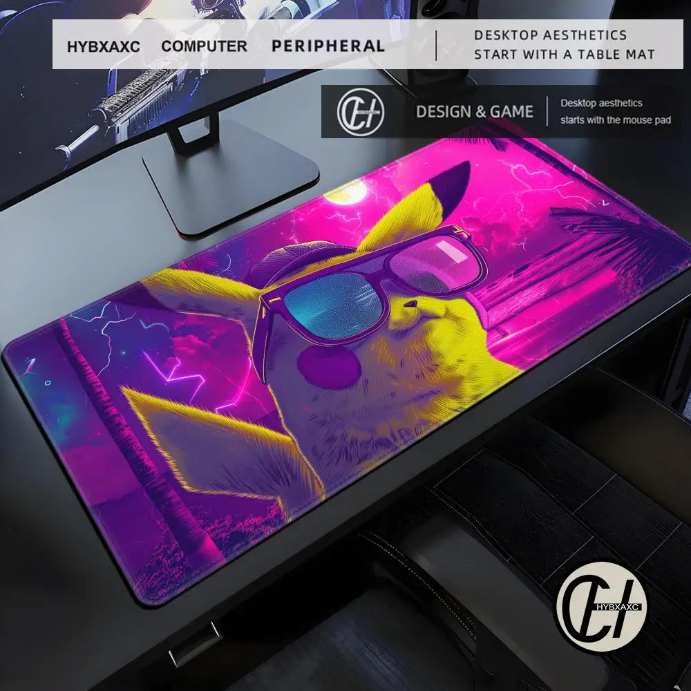 Pikachu Gaming Mousepad 900x400