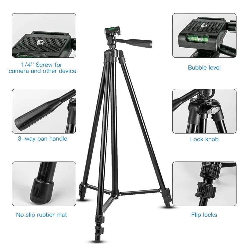 150cm Video Recording Bluetooth Tripod Stand
