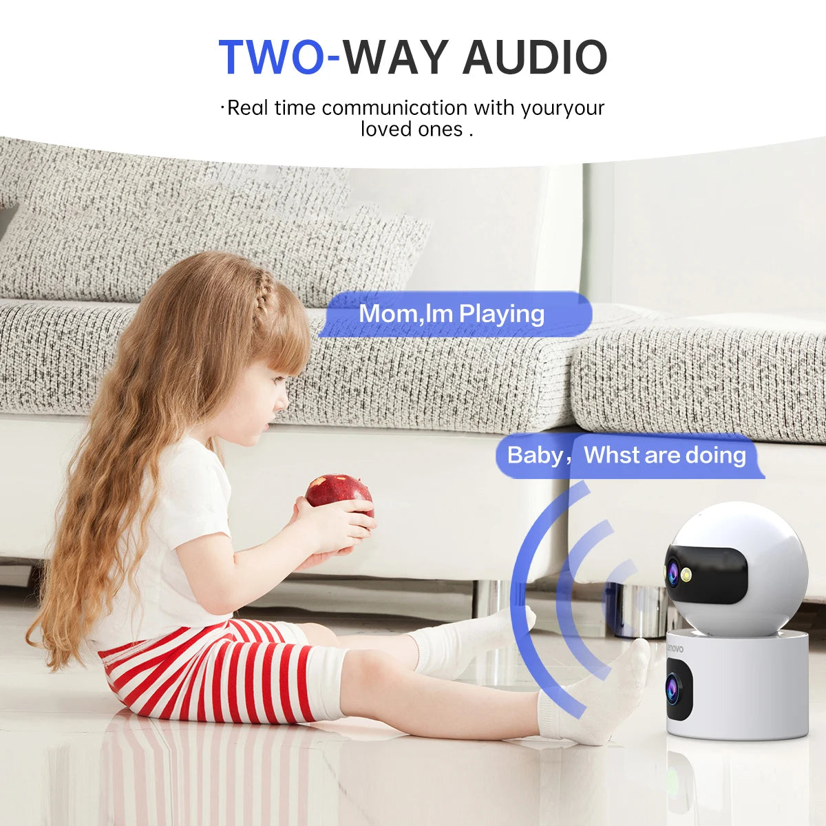 4K Dual-Lens Smart Security Camera