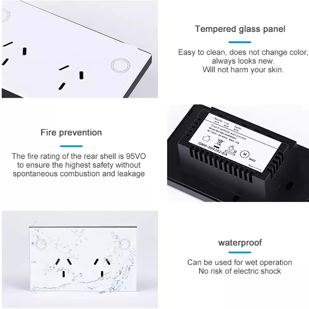 Wi-Fi AU Smart Wall Socket