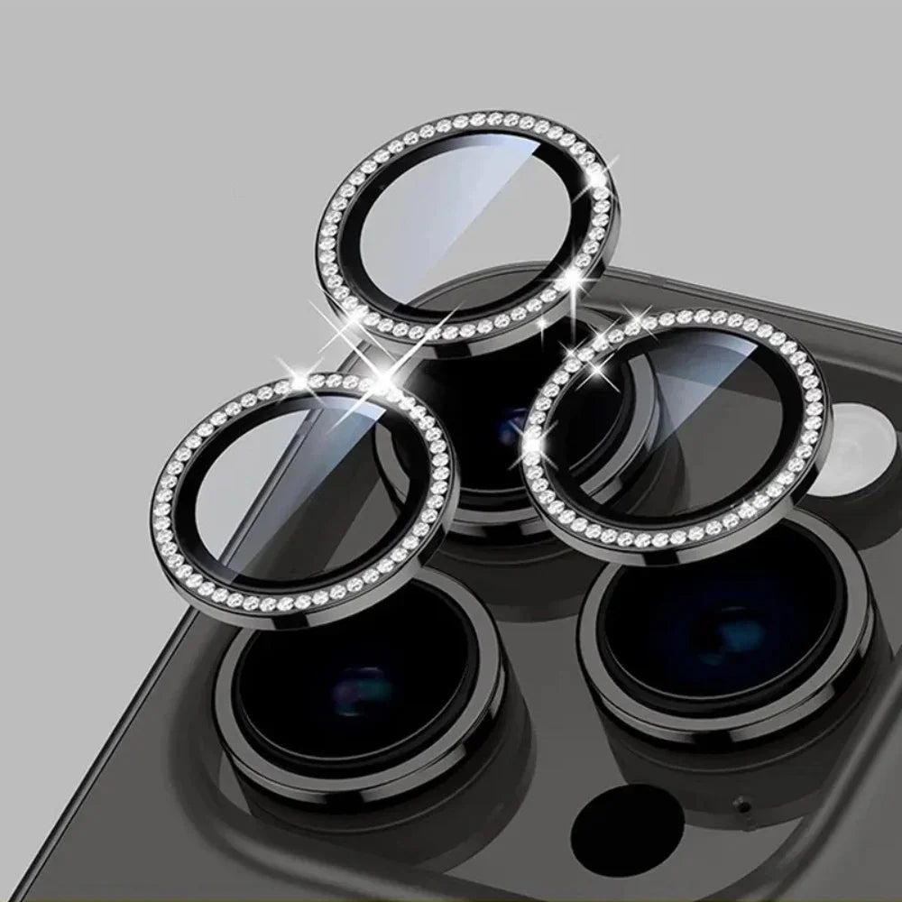 Sparkly Rhinestone Camera Lens Protector iPhone 16
