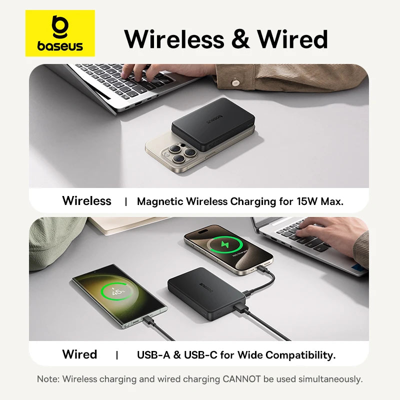 Baseus Qi2 Magnetic Power Bank 22.5W