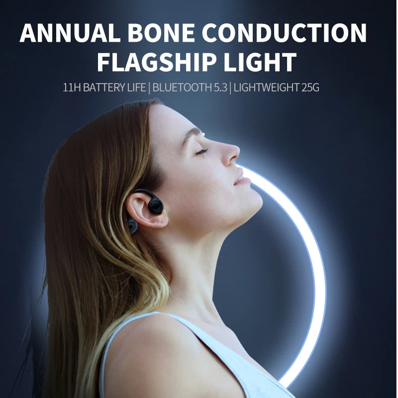 Bluetooth 5.3 Waterproof Bone Conduction Headphones
