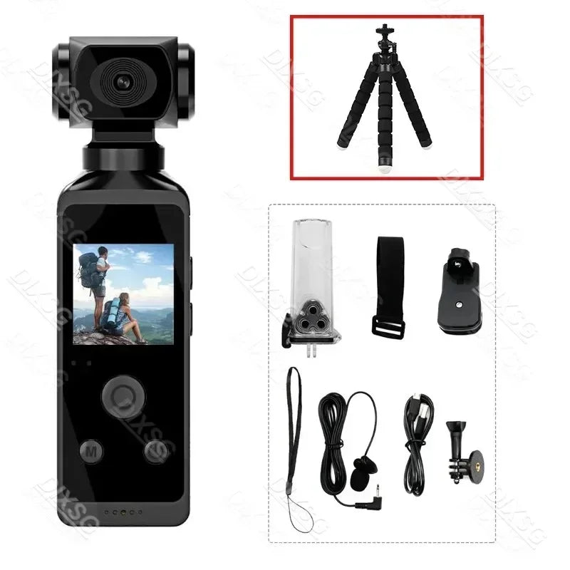 270° Rotatable 4K Pocket Action Camera