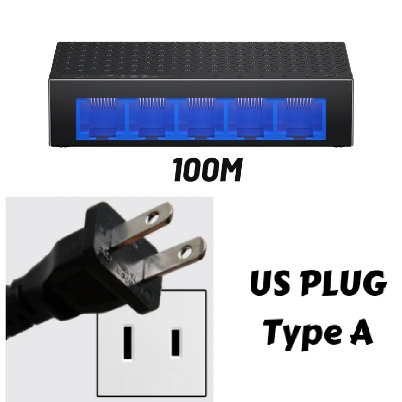 5-Port Plug & Play Ethernet Switch