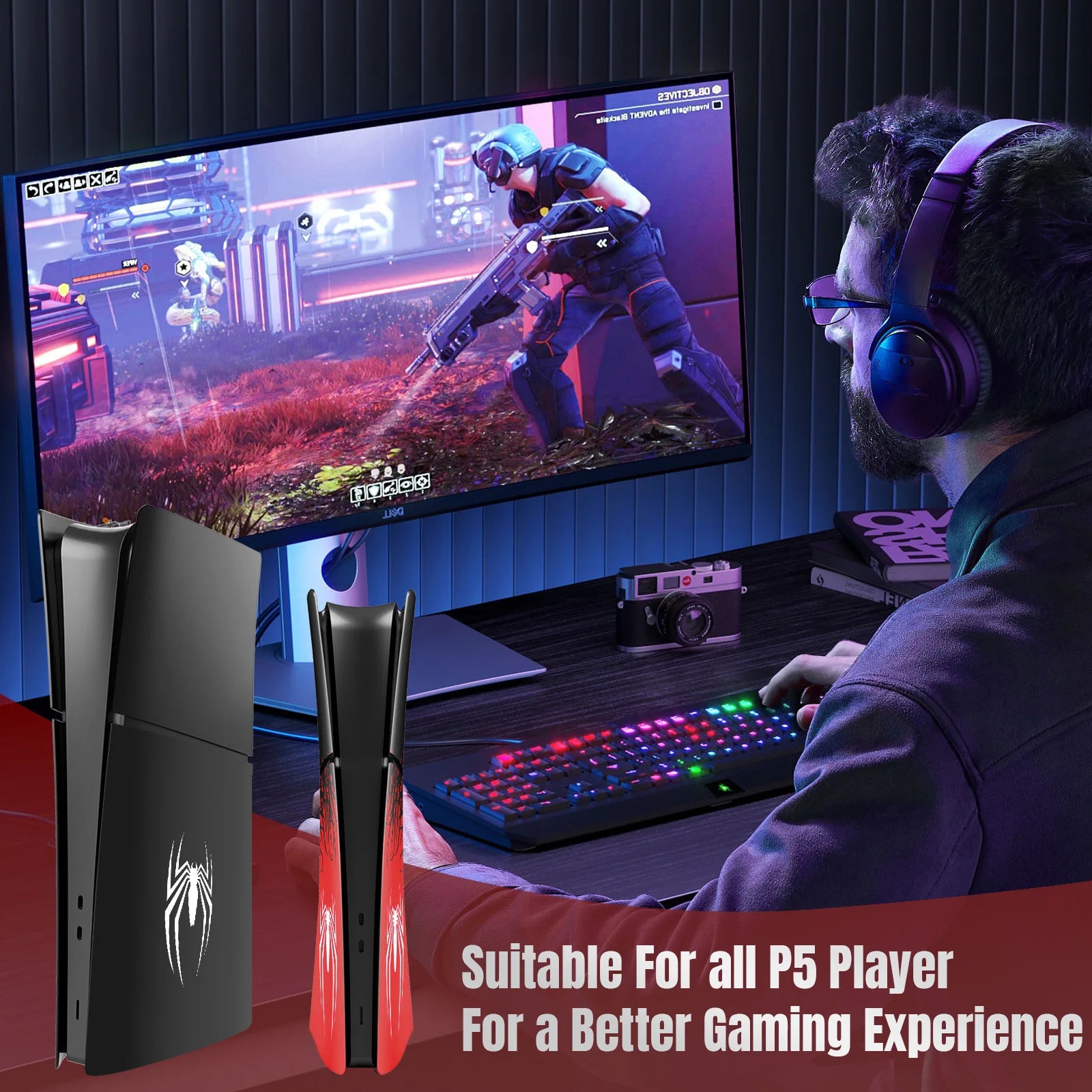 PS5 Slim Anti-Scratch Protective Cover