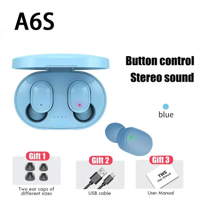 A6S Pro Wireless Stereo Sport Earbuds