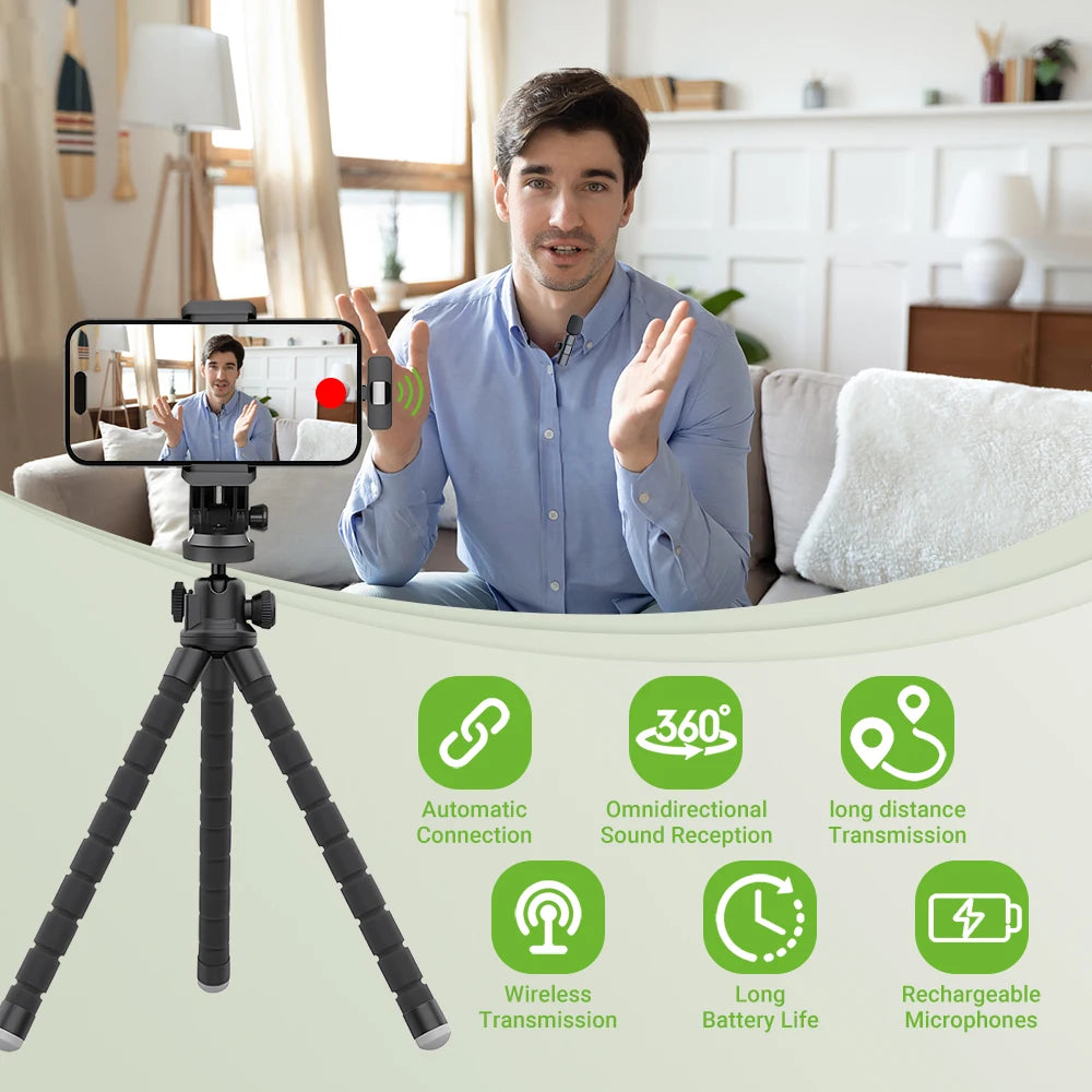 2.4G Wireless Mini Lavalier Mic