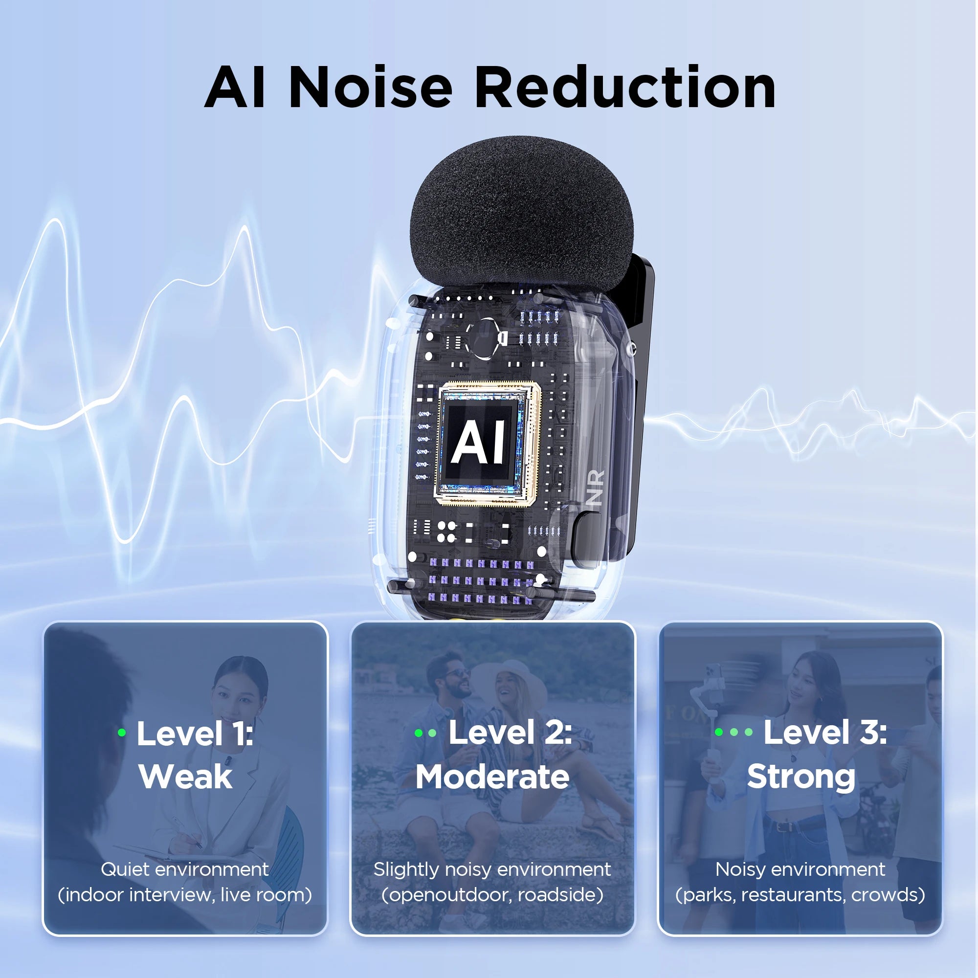 Mini Wireless Lavalier Mic for iPhone