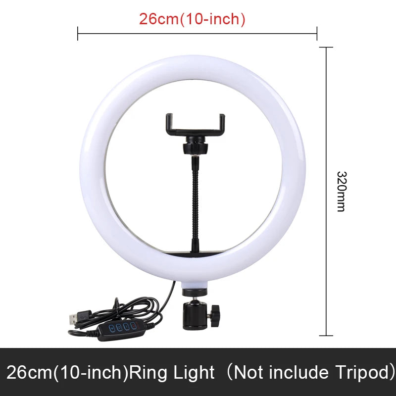 10 Inch LED Ring Light with Tripod