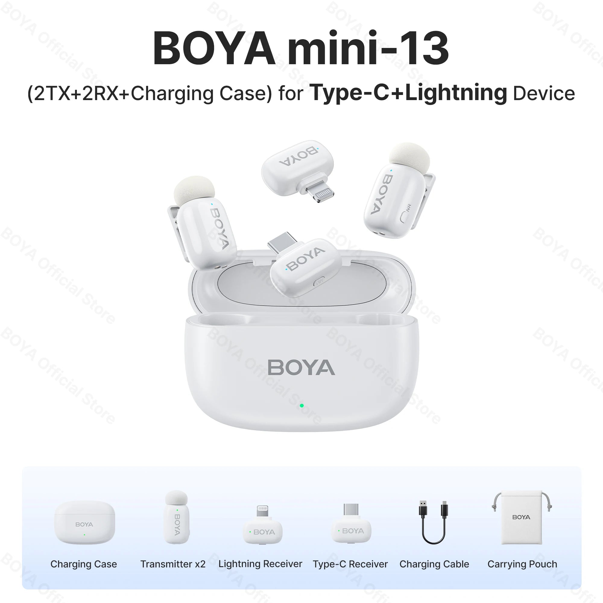 Mini Wireless Lavalier Mic for iPhone
