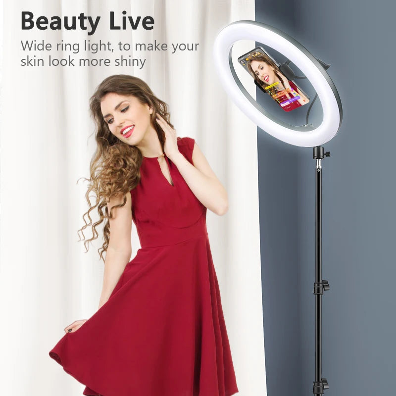 10 Inch LED Ring Light with Tripod