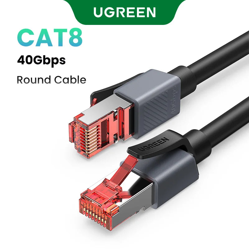 40Gbps Cat8 PC Router Patch 0.5M-5M