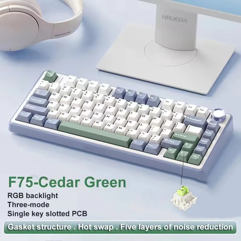2.4G Tri-Mode 75% Gasket Keyboard