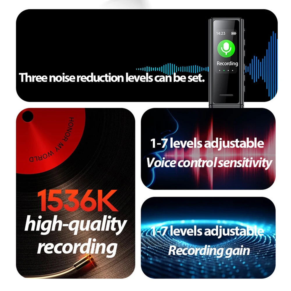 Pocket USB Voice Activated Recorder with MP3 Player