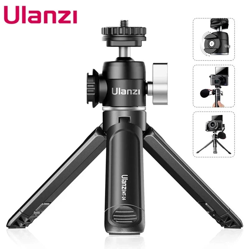 360° Ball Head & Cold Shoe Selfie Stick