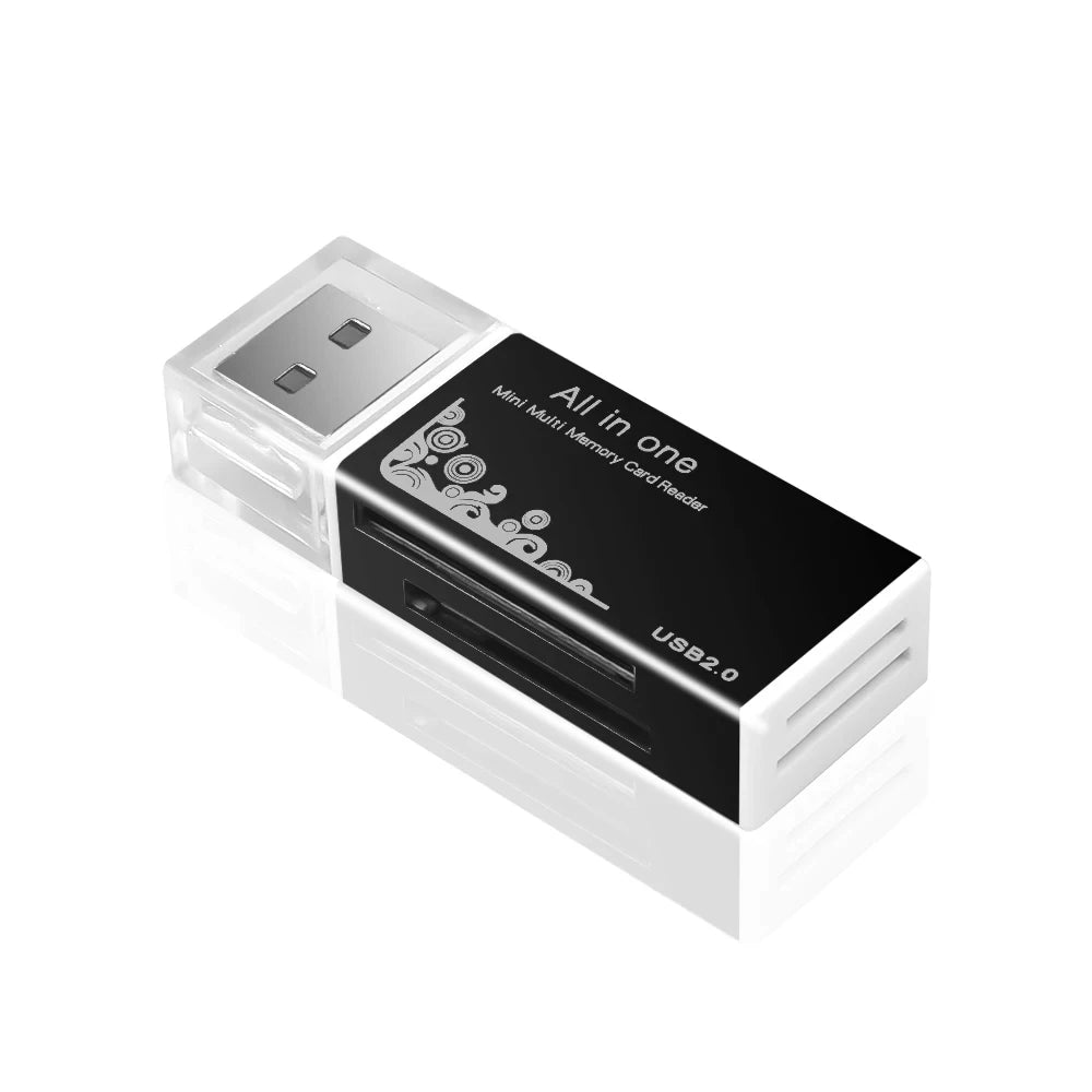 4 Port USB 2.0 Memory Card Reader