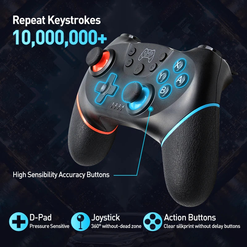 Wireless Switch PC Gaming Controller