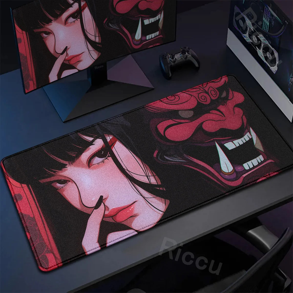 Large 40x90cm Japan-Themed Mousepad
