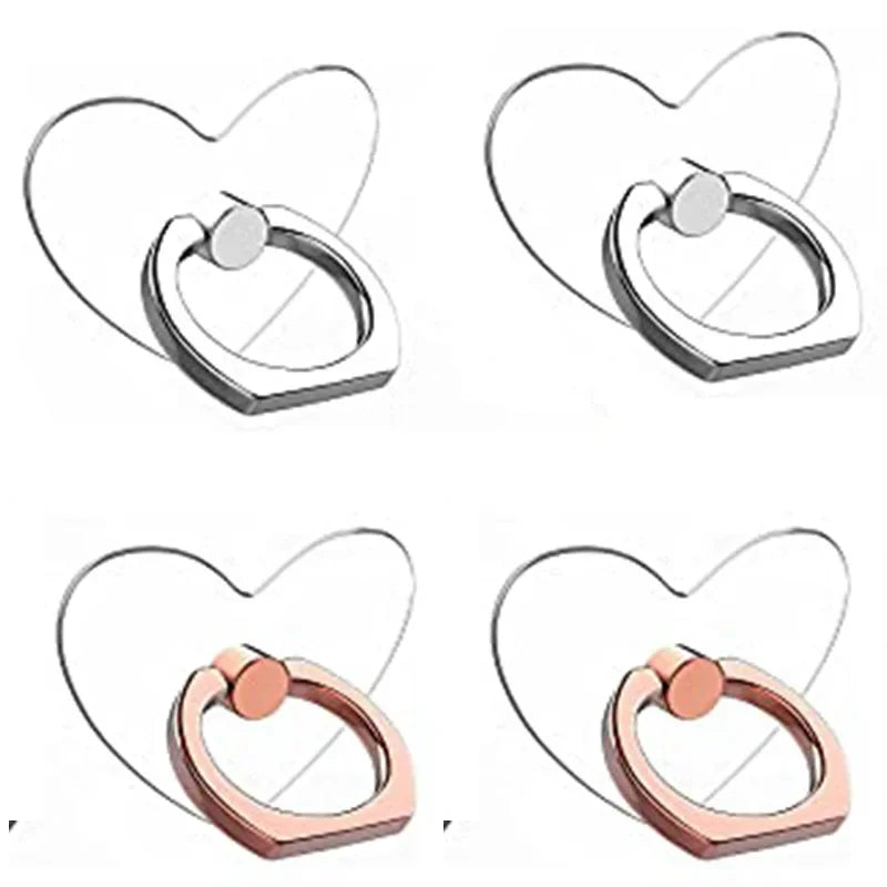 Transparent 360° Phone Ring Kickstand