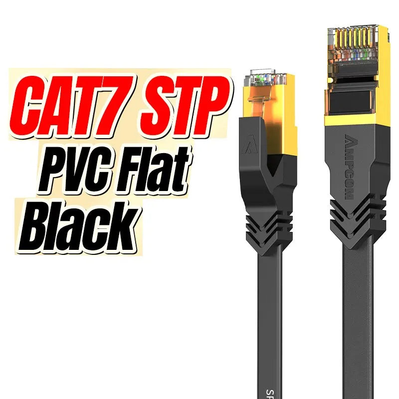 10Gbps Flat Cat7 Ethernet Patch Cable