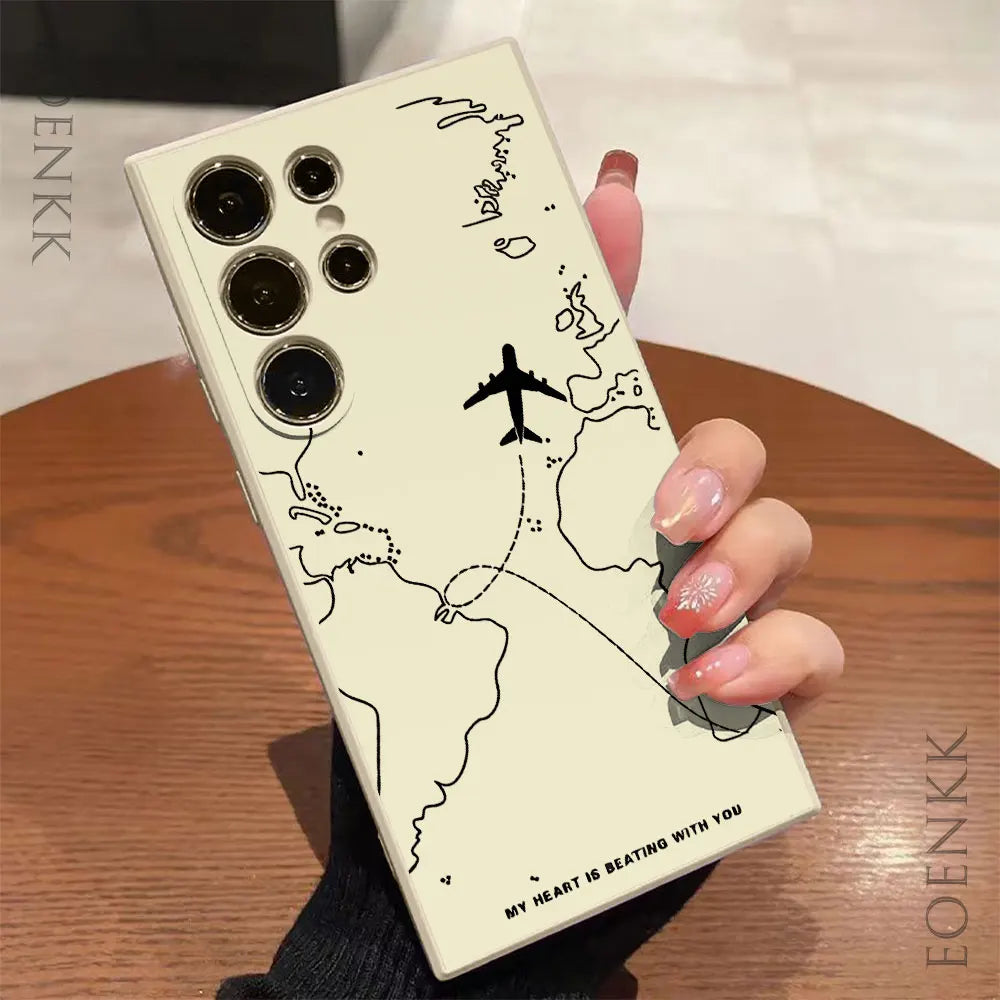 Silica gel Phone Case For Samsung Galaxy S25 S24