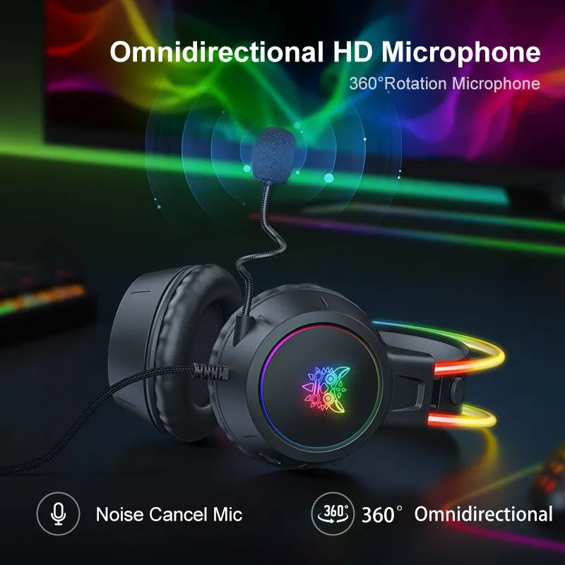 RGB Cat Ear Gaming Headset