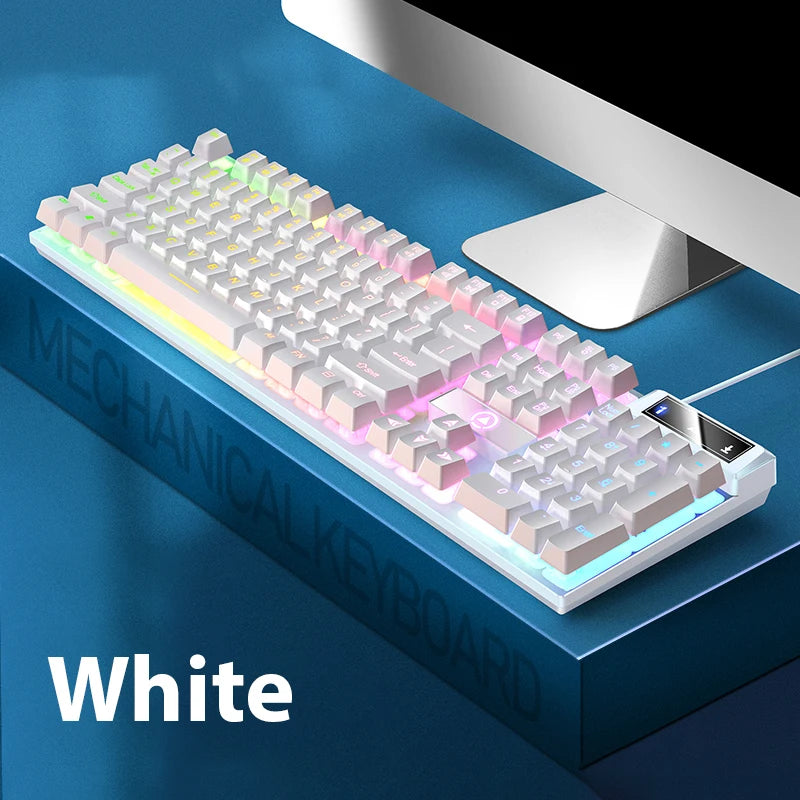 104-Key Mixed Color Keyboard