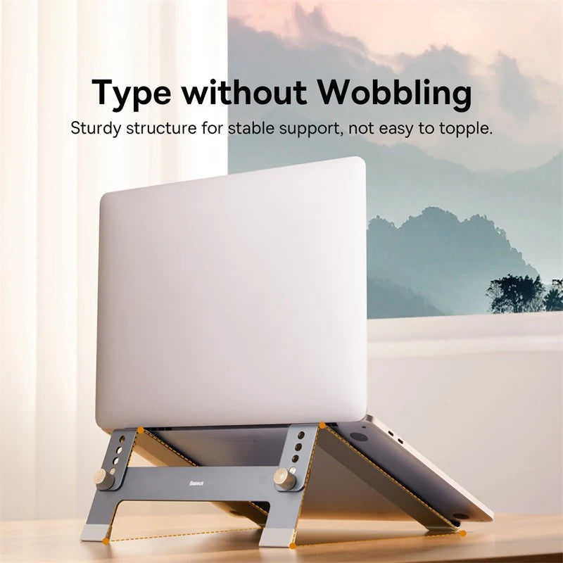 Foldable Aluminum Alloy Laptop Bracket