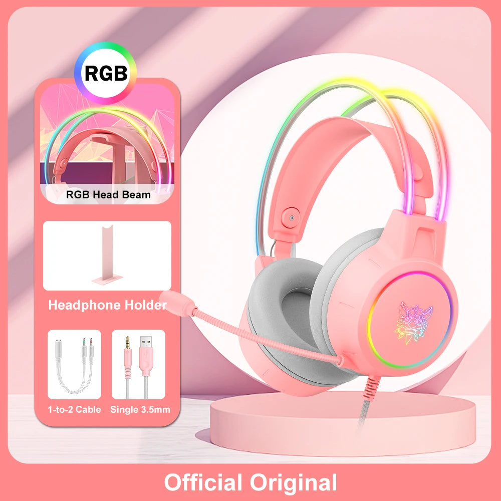 3.5mm RGB Noise-Canceling Headset