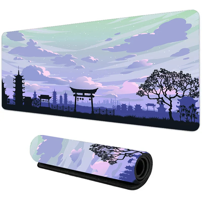 Night Moonlight Large Gaming Mousepad