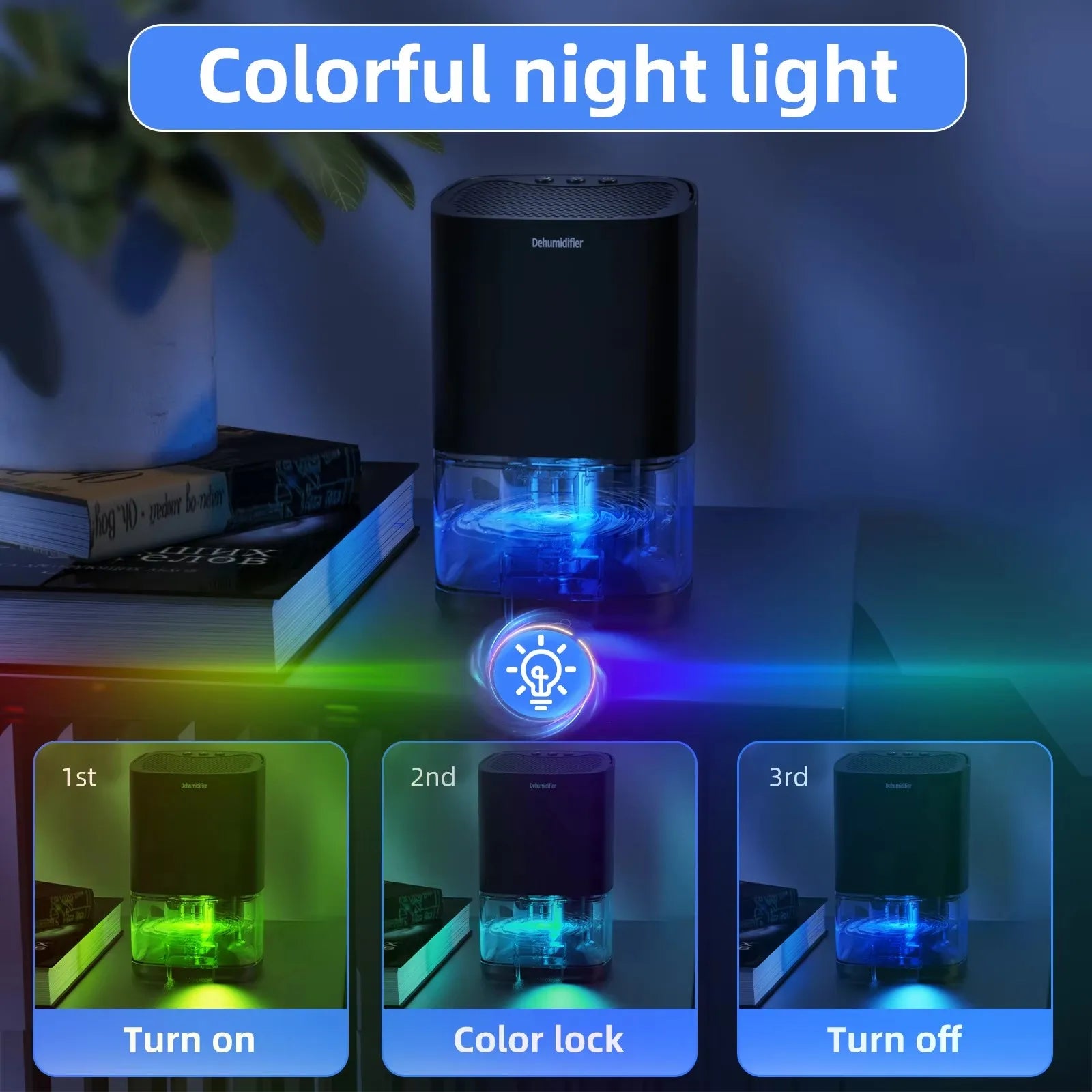 Smart Mini Air Purifier & Dehumidifier