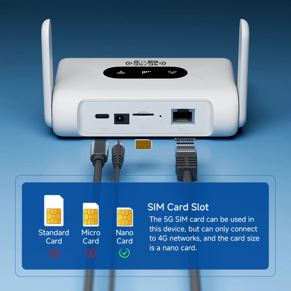 WiFi 6 Portable 4G Router