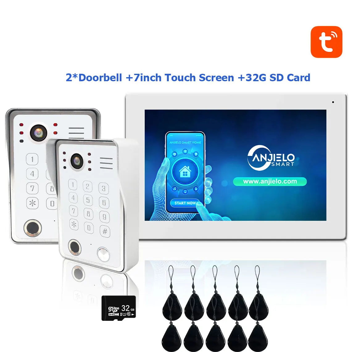 5-in-1 Smart WiFi Video Doorbell