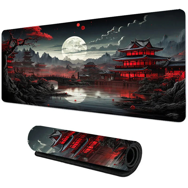 Night Moonlight Large Gaming Mousepad