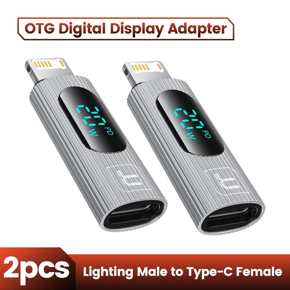 20W PD Lightning to USB C Adapter