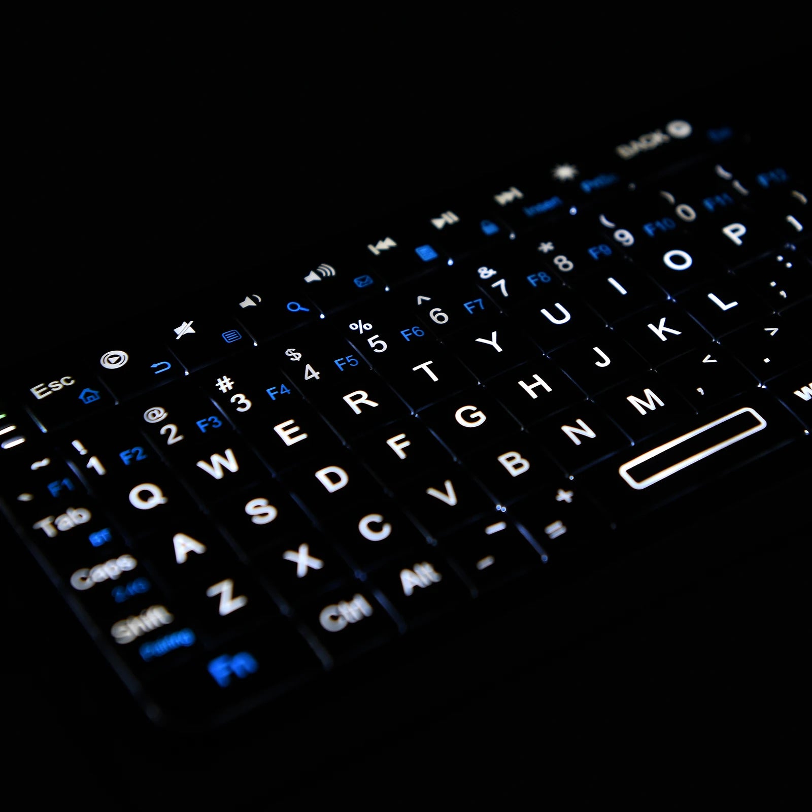Backlit Mini Bluetooth Keyboard 2.4GHz