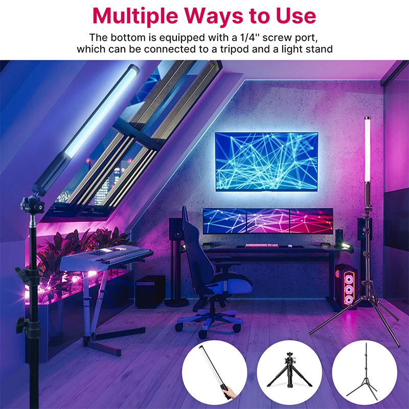 Handheld RGB Stick Light 2500K-9000K