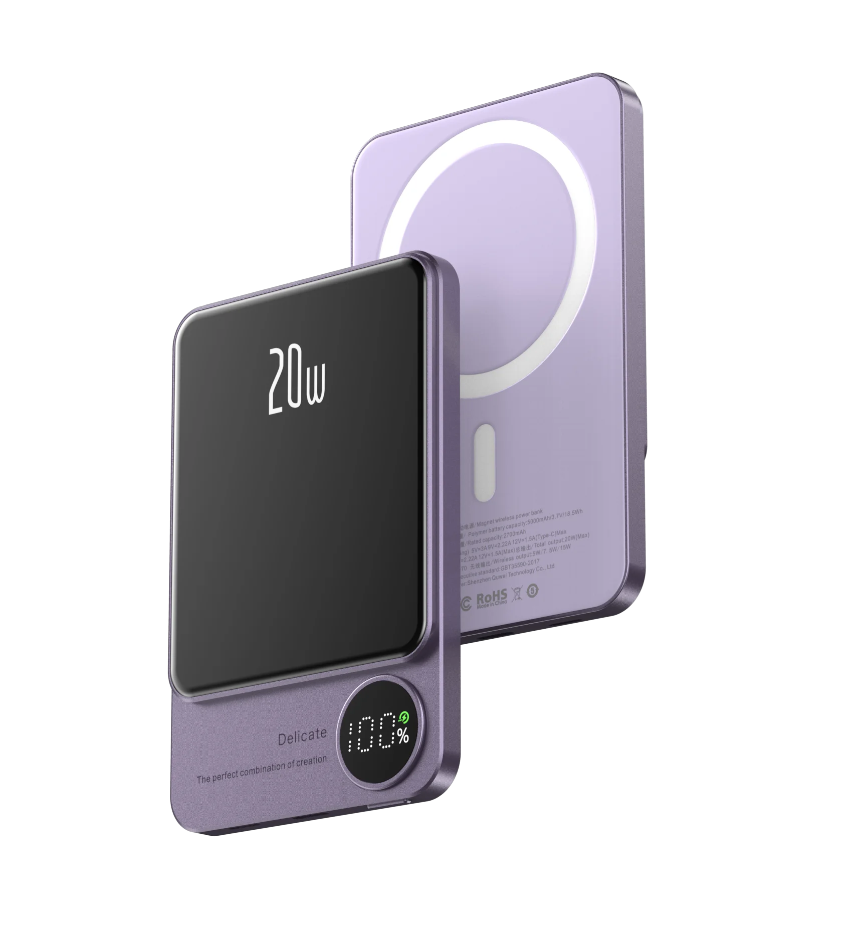 10000mAh Magnetic Alloy Power Bank