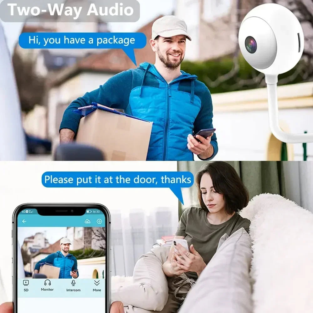 2K USBWifi Light Bulb Camera