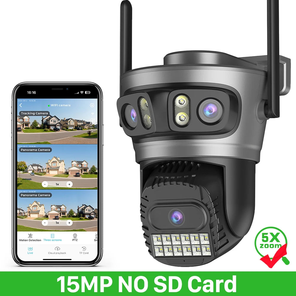 20MP 10K Multi-Lens PTZ Camera