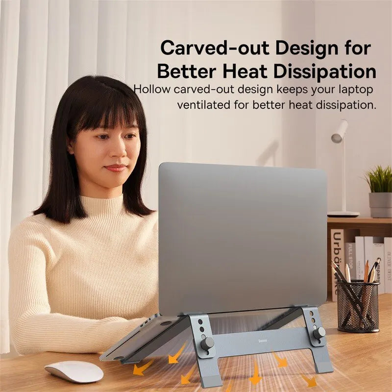 Aluminum Adjustable Portable Laptop Stand