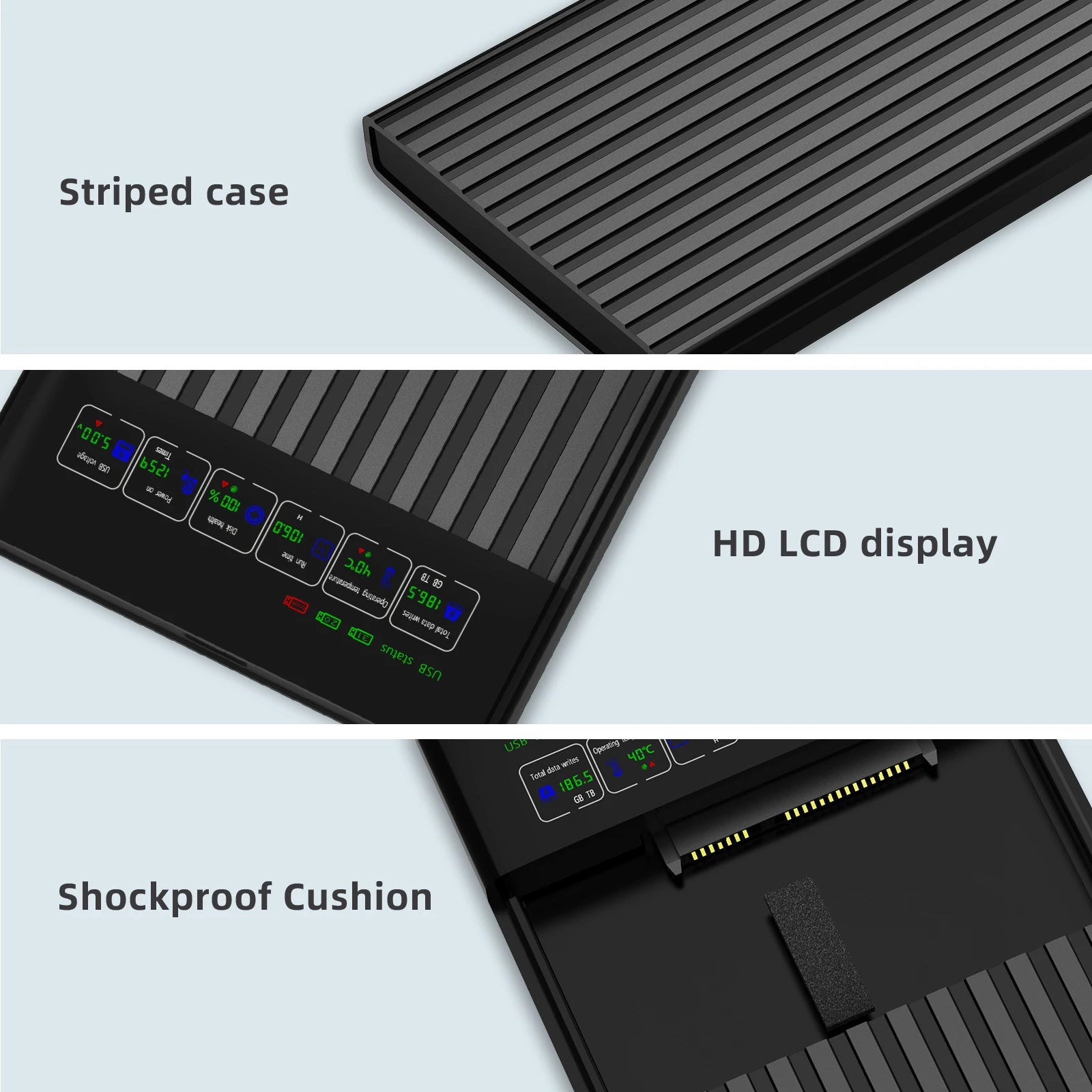 2.5 Inch SATA HDD SSD Enclosure