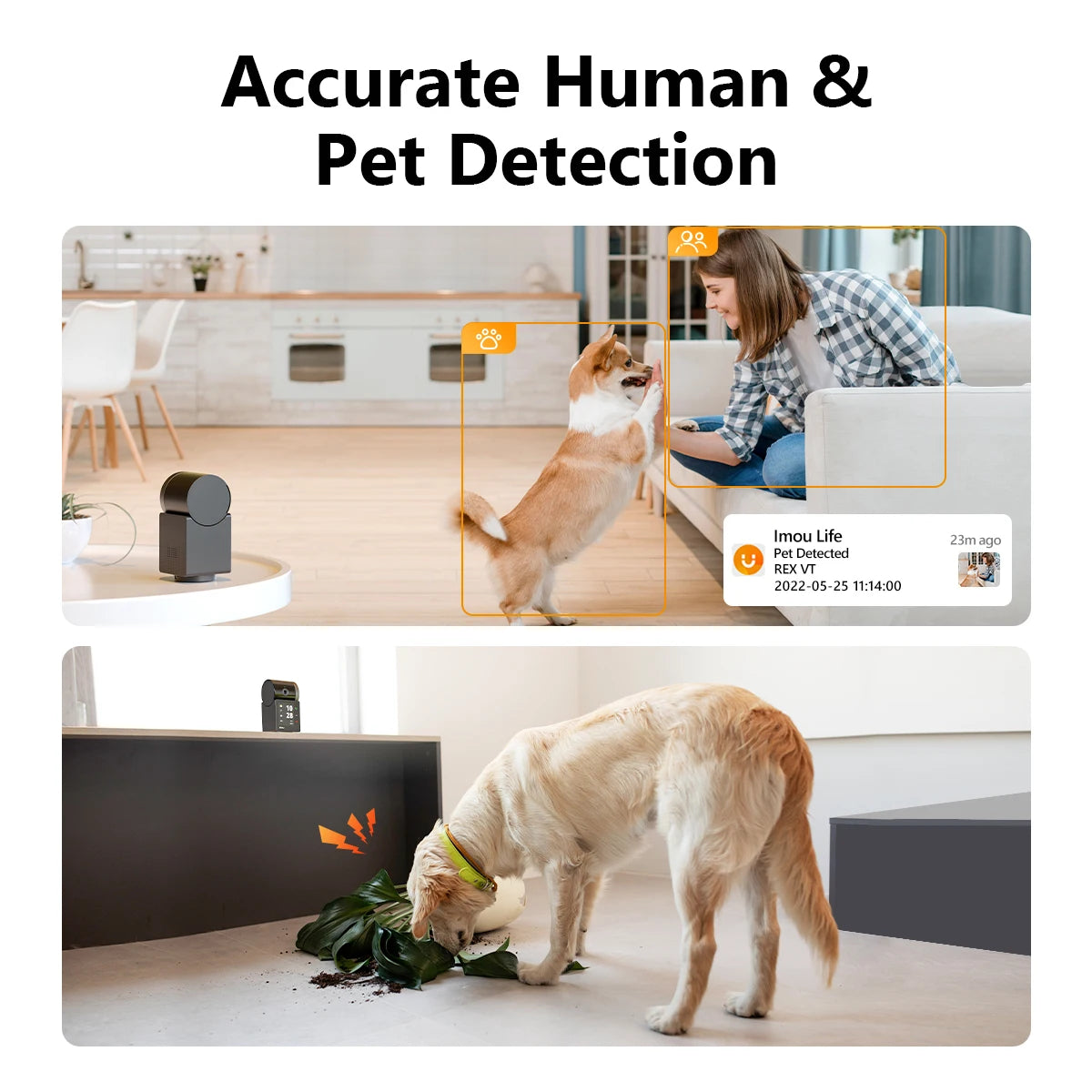 3K Smart Human-Pet Detection Camera