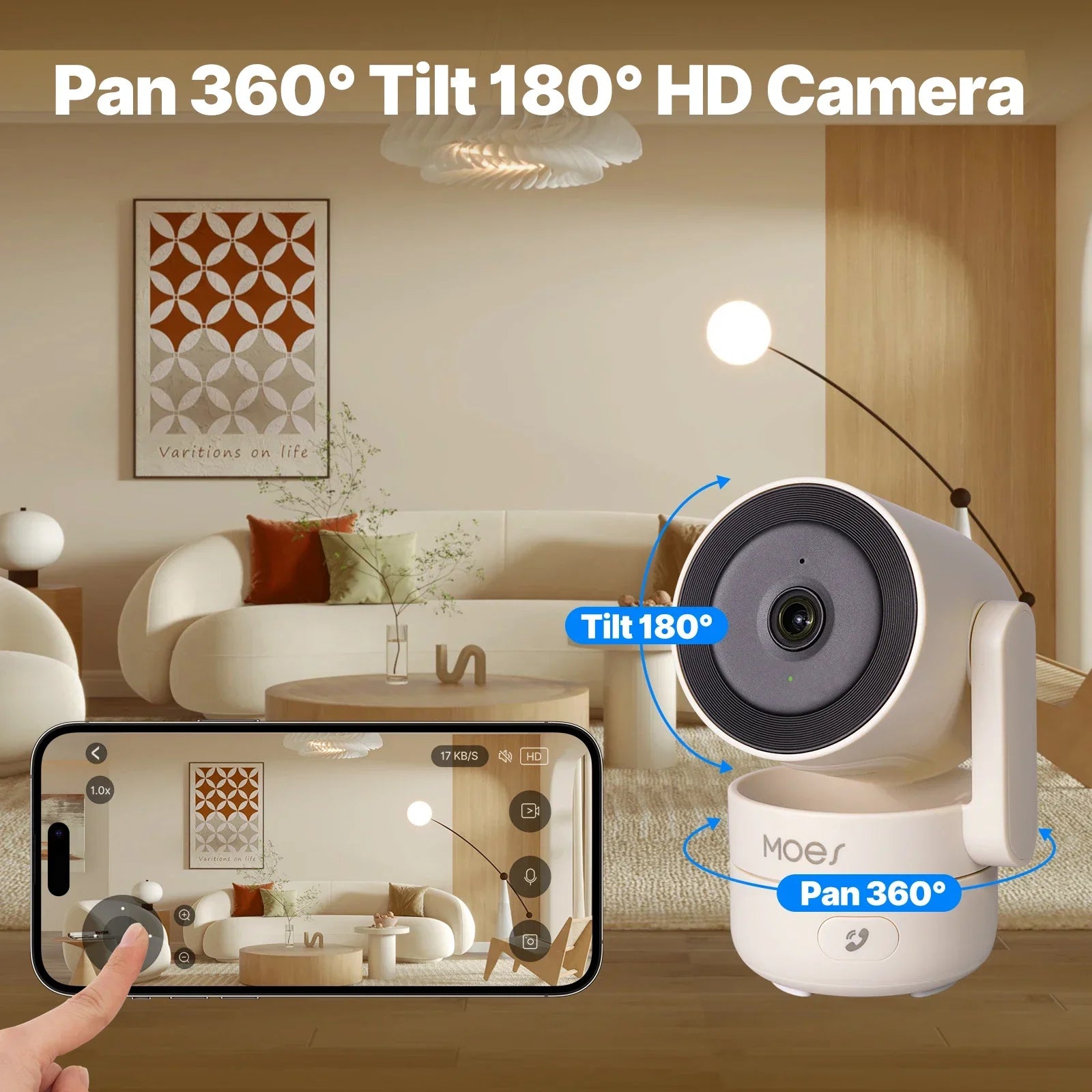 4MP Smart Motion Tracking Indoor Camera