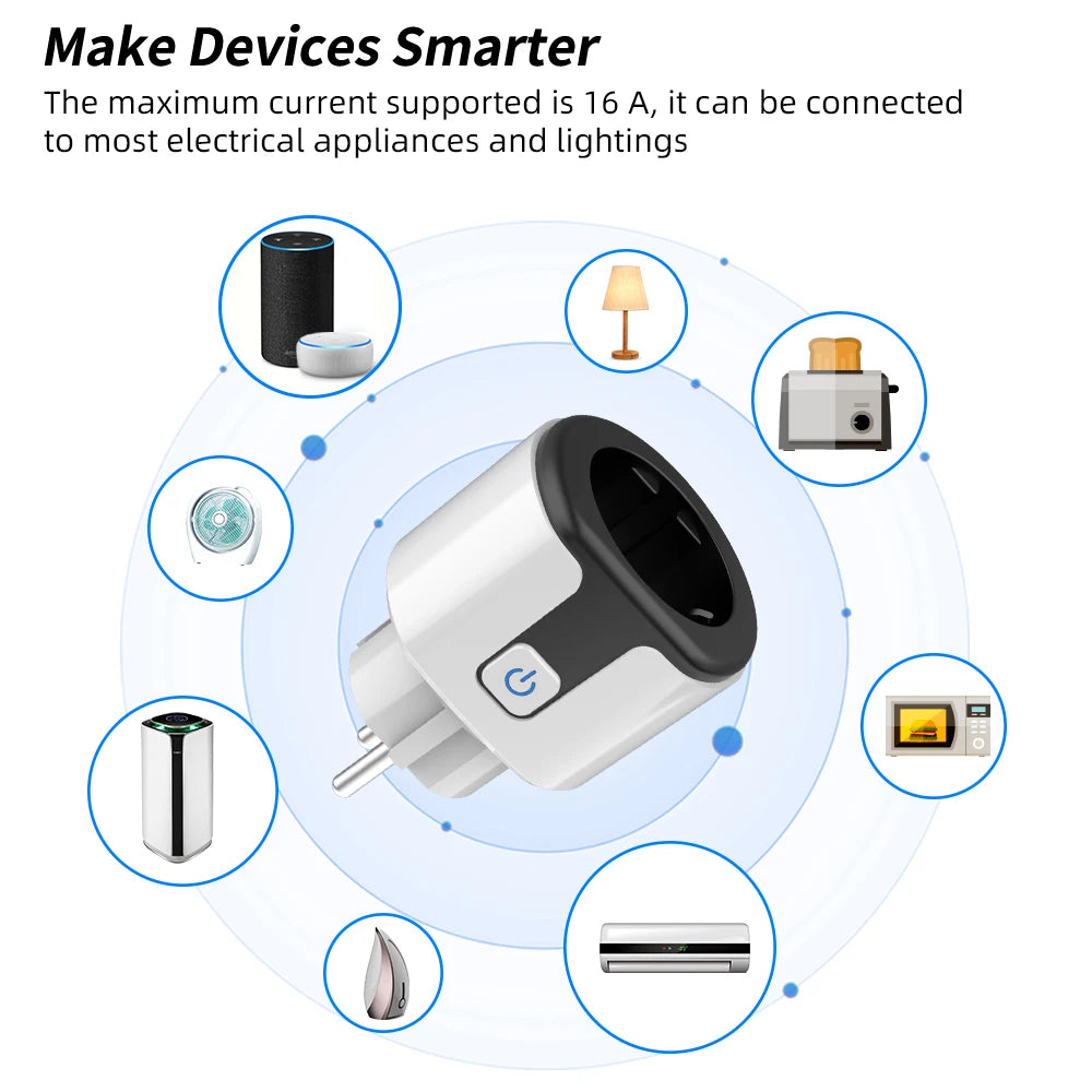20A WiFi Smart Plug with Power Metering